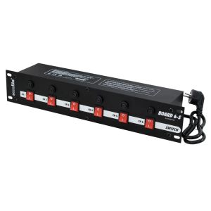 EUROLITE Board 6-S - Panel zasilający z przełącznikami