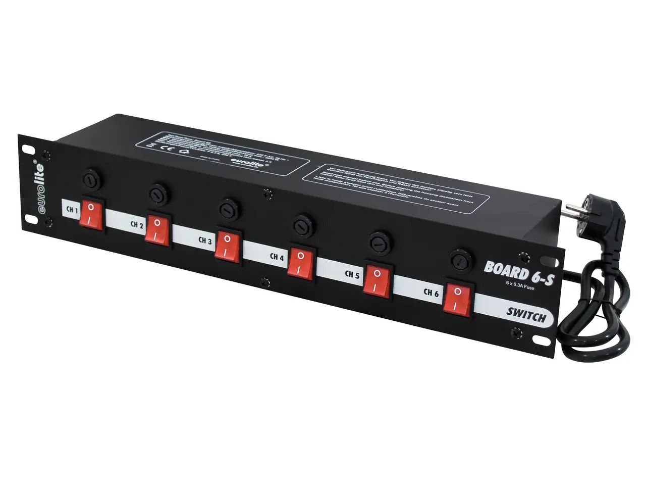 EUROLITE Board 6-S - Panel zasilający z przełącznikami