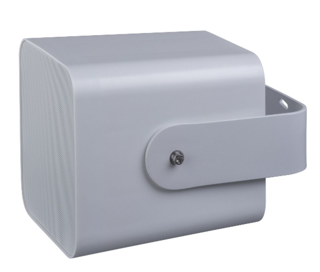 Monacor SL-60WS/EN - Kolumna głośnikowa, 60W, odporna na warunki atmosferyczne, biała