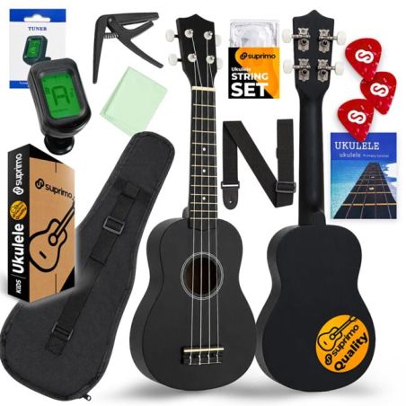 SUPRIMO UK21 SET BK V2 ukulele sopranowe 21"" czarn