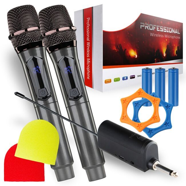 SUPRIMO K-MIC SET zestaw 2 akumulatorowych mikrofo