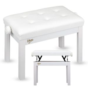 V-TONE PB3 WH ława do pianina keyboardu biała tapi