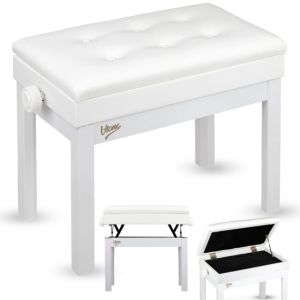 V-TONE PB4 WH ława do pianina keyboardu biała tapi