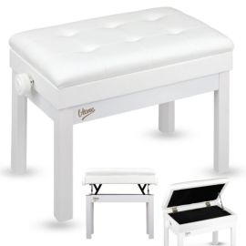 V-TONE PB2 WH ława do pianina keyboardu biała tapi