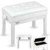 V-TONE PB2 WH ława do pianina keyboardu biała tapi