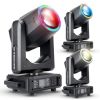  LIGHT4ME MH 7R BEAM 230W głowica ruchoma beam lampa wyładowcza oświetlenie sceniczne DMX efekt ring LED uchwyt montażowy 