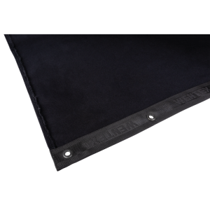 Wentex Backdrop Stagemolton 320 g/m² Black - 300 x 350 cm (W x H) - unpleated