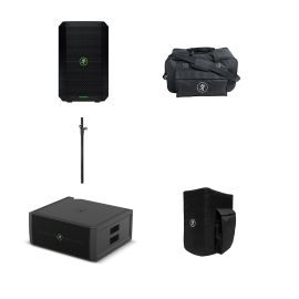 Mackie Thump Go + ThumpSub Go  - przenośny zestaw aktywny zasilana baterią + pokrowce
