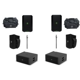Mackie 2x Thump Go + 2x ThumpSub Go  - przenośny zestaw aktywny zasilana baterią + pokrowce