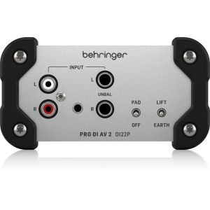 Behringer DI22P DI-box pasywny stereo