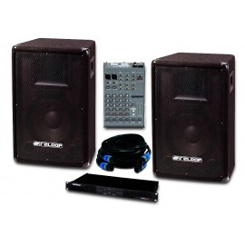 Lighting Center Zestaw 1 - zestaw nagłośnieniowy 2x100W