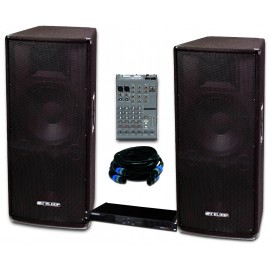 Lighting Center Zestaw 3 - zestaw nagłośnieniowy 2x400W