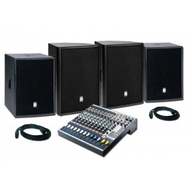 Lighting Center Zestaw 6 - zestaw nagłośnieniowy 2x900W