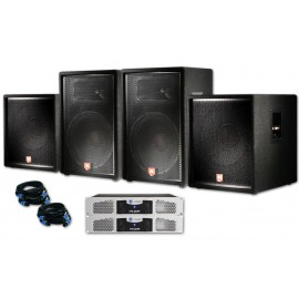 Lighting Center Zestaw 4 - zestaw nagłośnieniowy 2x550W