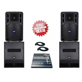 Lighting Center Zestaw 7 - zestaw nagłośnieniowy 2x1050W