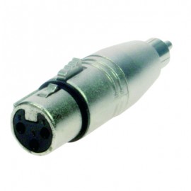 Reloop Adaptor XLR F / RCA M - przelotka