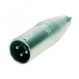 Reloop Adaptor XLR M / RCA M - przelotka