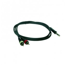Reloop Stereo 6.3 mm Jack M / 2x RCA M 1.5 m - przewód