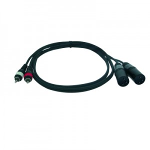 Reloop Cable 2x RCA M / 2x XLR F 1.5 m - przewód