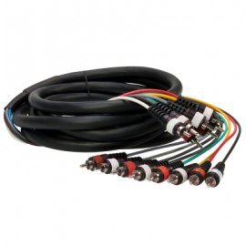 Reloop Multi-RCA 3.0 m - przewód wieloparowy