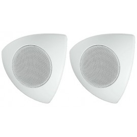 Monacor MKS-48/WS - zestaw głośnikowy naścienny/sufitowy/narożnikowy (para)