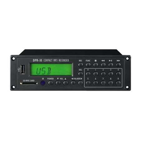 Monacor DPR-10 - kompaktowy rejestrator MP3