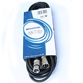 JB Systems XLR M - XLR F (5m) - przewód XLR-XLR