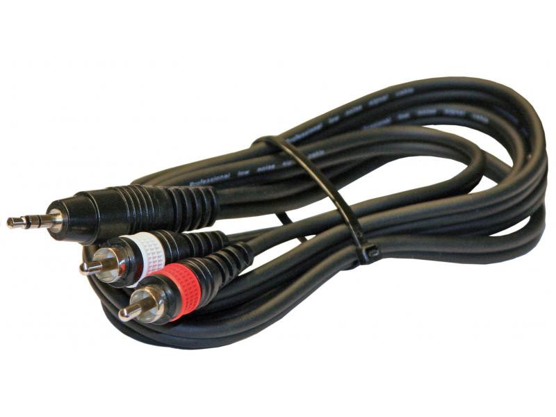 JB Systems RCA - Mini Jack - kabel audio (1,5m)