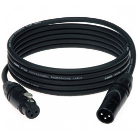 Klotz XLR-XLR Amphenol BLACK - kabel mikrofonowy 7,5 m