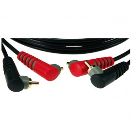 KLOTZ NIESYM. 2XRCA/K-2XRCA/K GOLD - kabel audio (2m)