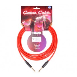 KLOTZ J-J AMPHENOL GOLD RED - kabel instrumentalny (6m)