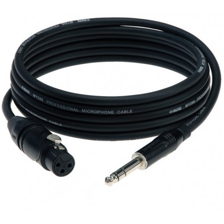 KLOTZ XLR-J AMPHENOL BLACK - kabel mikrofonowy symetryczny (3m)