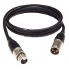 Klotz XLR-XLR Amphenol BLACK - kabel mikrofonowy 3m