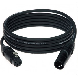 Klotz XLR-XLR Amphenol BLACK - kabel mikrofonowy (5m)