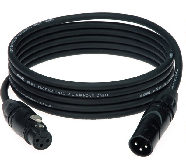 Klotz XLR-XLR Amphenol BLACK - kabel mikrofonowy (5m)