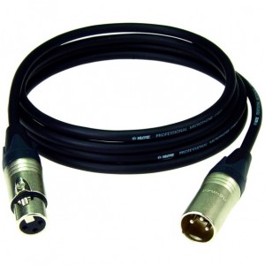 KLOTZ XLR-XLR NEUTRIK BLACK - kabel mikrofonowy (10m)