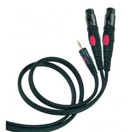 Die Hard DH590LU09 - Kabel audio mini stereo jack M - 2x XLR F 0,9m