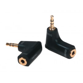 Die Hard DHPA122A - Adapter stereo mini jack M - stereo mini jack F kątowy
