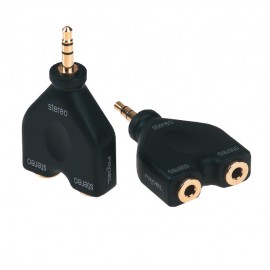 Die Hard DHPA140 - Adapter stereo mini jack M - 2 x stereo mini jack F