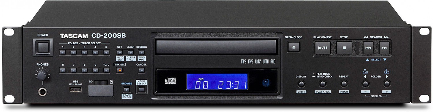 Tascam CD-200SB - odtwarzacz CD / SD / USB