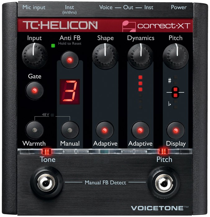 TC Helicon VoiceTone Correct XT - procesor wokalowy