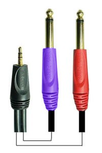 SCHULZKABEL GMS-3 MINI JACK - 2x JACK - kabel audio (3m)