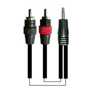 SCHULZKABEL RCA-32 MINI JACK x 2x RCA - kabel audio (3m)