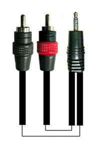 SCHULZKABEL RCA-32 MINI JACK x 2x RCA - kabel audio (3m)