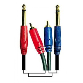 SCHULZKABEL GRCA-16 2x JACK MONO - 2x RCA - kabel audio (3m)