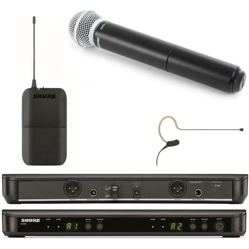 Shure BLX1288E/MX53 - system bezprzewodowy Shure BLX1288E/MX53 - system bezprzewodowy