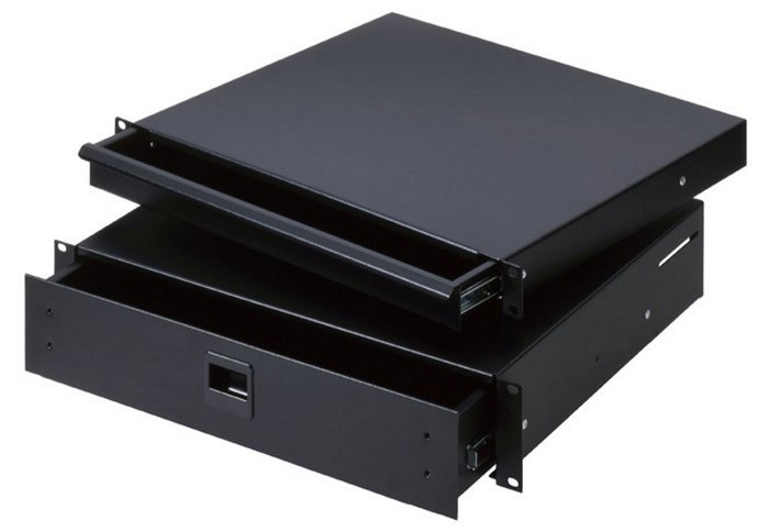 Adam Hall AH 87402E - stalowy rack drawer 2U - 1 szt