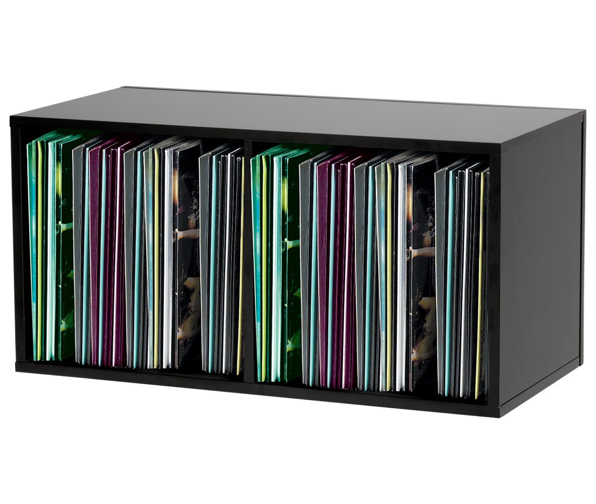 Glorious Record Box 230 Black - segregator na płyty winylowe