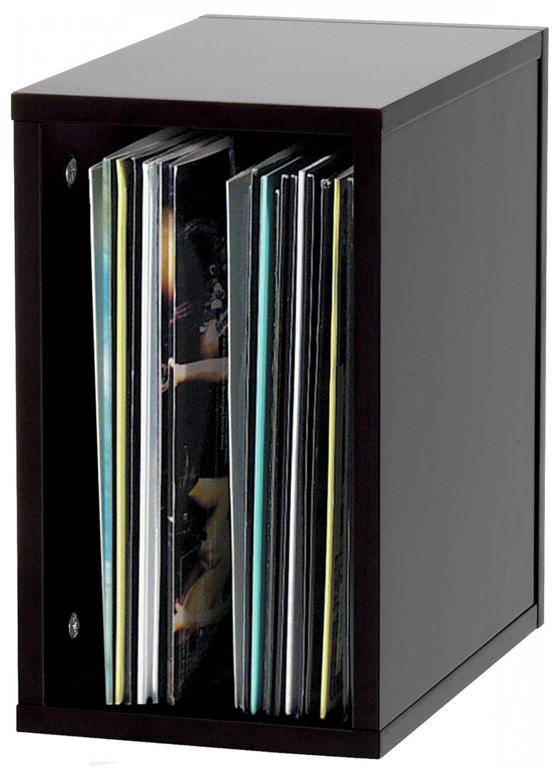 Glorious Record Box 55 Black - segregator na płyty winylowe