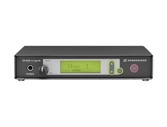 Sennheiser SR 2020-D - system oprowadzania wycieczek / cyfrowy nadajnik w formacie rack Sennheiser SR 2020-D - system oprowadzania wycieczek / cyfrowy nadajnik w formacie rack